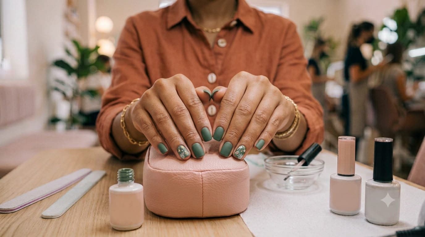 Esmaltado Semipermanente con Diseño.