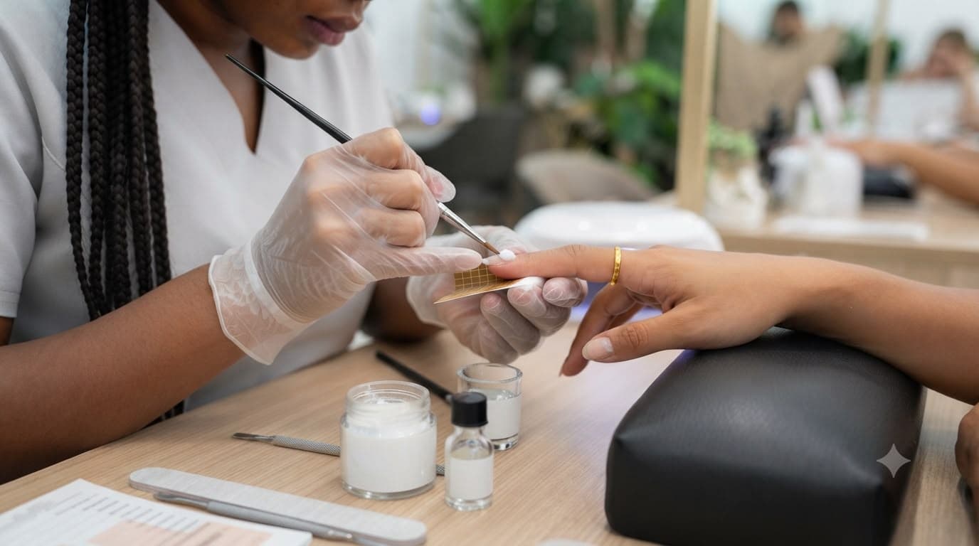 Extensiones de Uñas con Resina Orgánica
