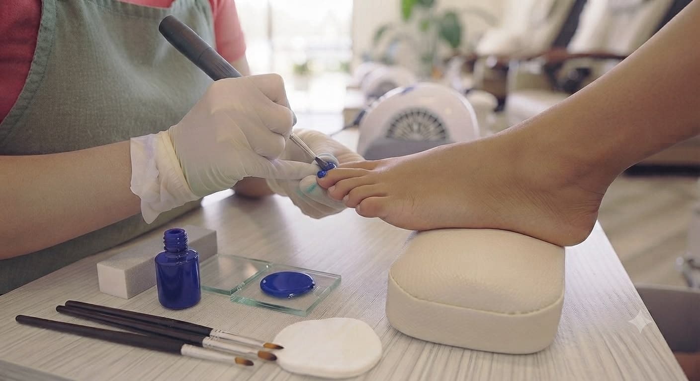 Pedicura en Seco (Solo Esmaltado)